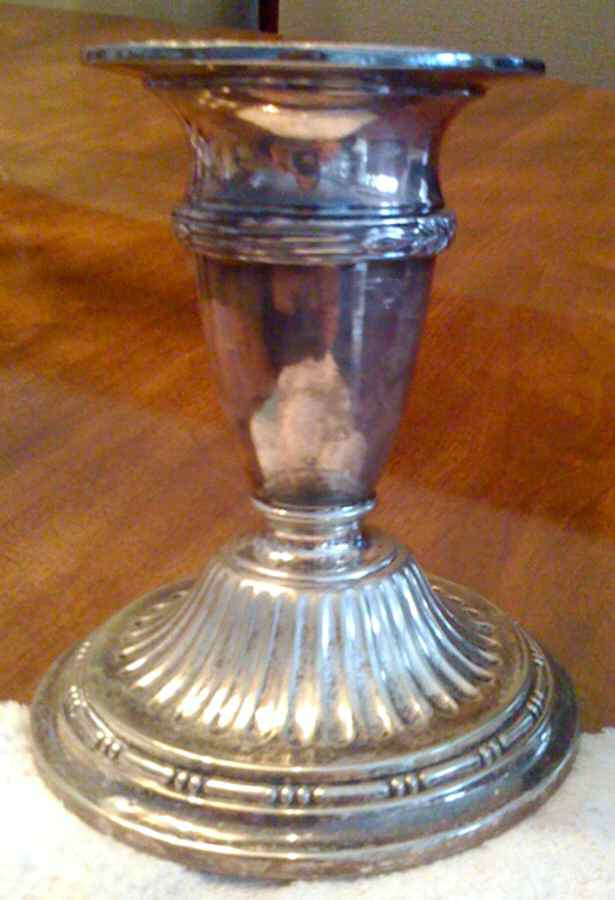 4020 (Silverplate, Hollowware) Silverplate Candlestick by Reed & Barton-1