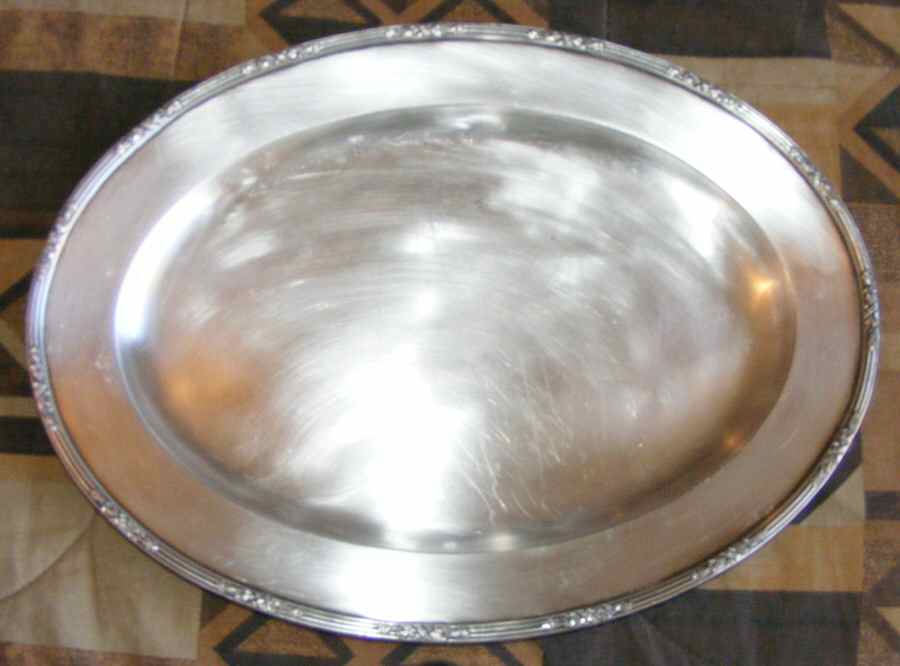 4020 (Silverplate, Hollowware) Silverplate Platter by Reed & Barton-1
