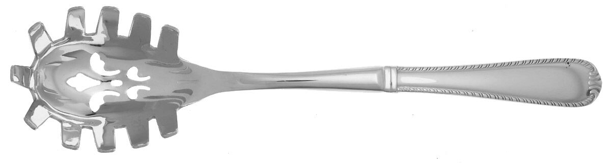 Domain (Stainless) Pasta Server with Stainless Bowl HC by Reed & Barton-1