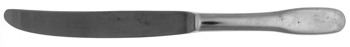 Wheaton (Stainless) Modern Solid Knife by Reed & Barton-1