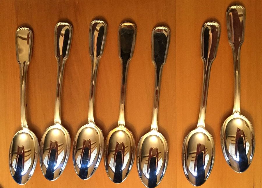 RCC4 (Silverplate) Teaspoon by Ricci (Argentieri)-1