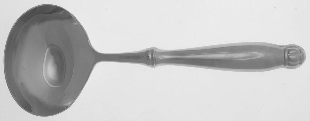 Finial (Stainless) Medium Solid Cold Meat Serving Fork by Reed & Barton-1