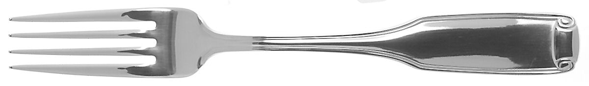 Silver Scroll (Stainless) Fork by Reed & Barton-1
