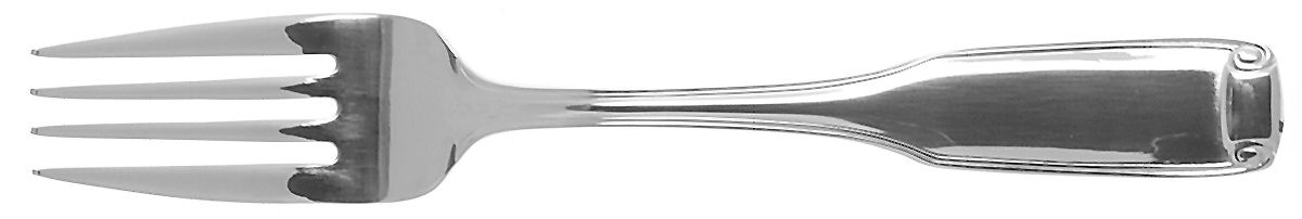 Silver Scroll (Stainless) Individual Salad Fork by Reed & Barton-1