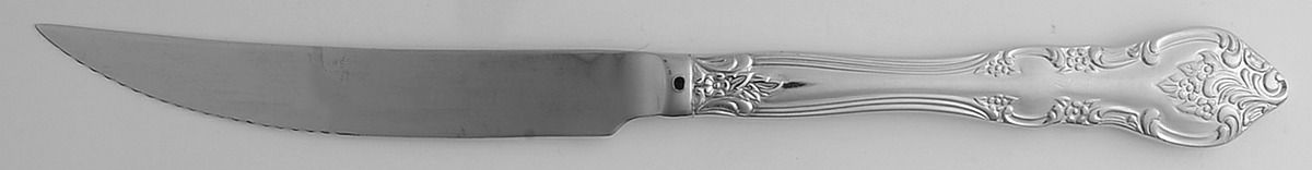 RXV2-Gold Electroplate Individual Solid Handle Steak Knife by RSVP Flatware-1