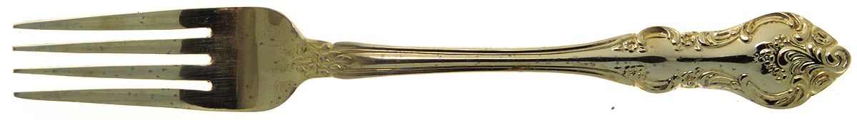 RXV2-Gold Electroplate Fork by RSVP Flatware-1