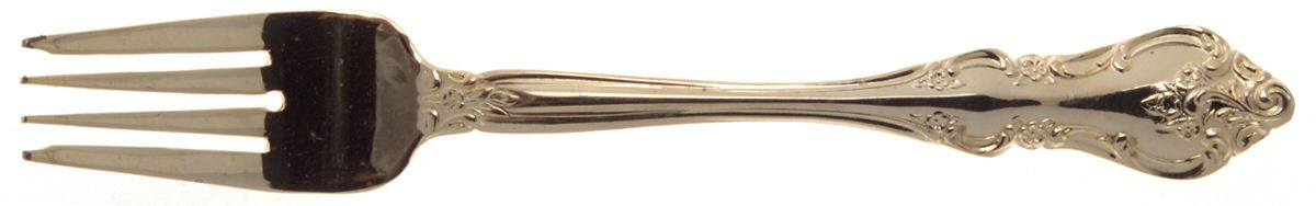 RXV2-Gold Electroplate Individual Salad Fork by RSVP Flatware-1