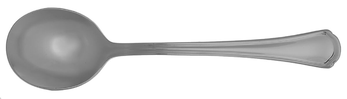 Arlington Newton (Stainless) Round Bowl Soup Spoon (Cream Soup) HC by Reed & Barton-1