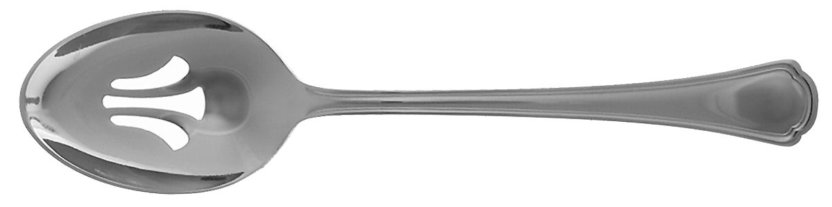 Arlington Newton (Stainless) Pierced Tablespoon (Serving Spoon) by Reed & Barton-1