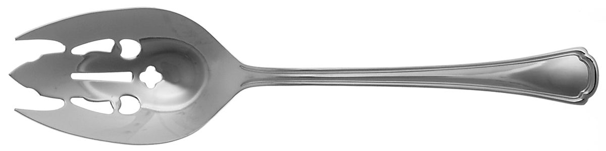 Arlington Newton (Stainless) Pierced Vegetable Serving Spoon by Reed & Barton-1