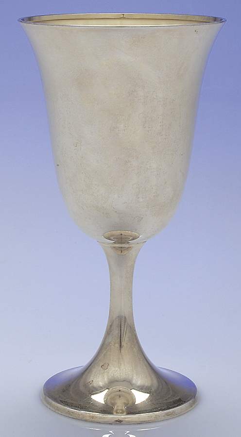 X117 (Sterling, Hollowware) Water Goblet by Reed & Barton-1