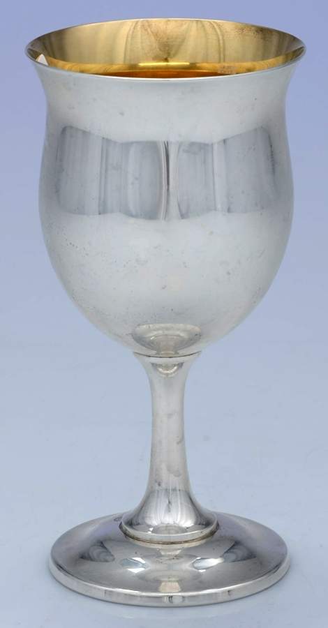 Queen Elizabeth (Sterling, Hollowware) Water Goblet by Reed & Barton-1