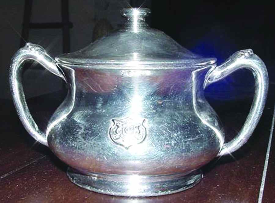 H1159 (Silverplate, Hollowware) Sugar Bowl No Lid by Reed & Barton-1
