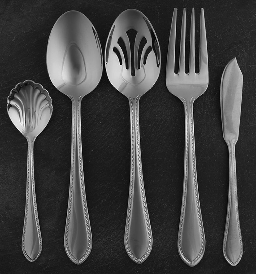 Tradition-Tanglewood (Stainless) 5 Piece Hostess Set by Reed & Barton-1