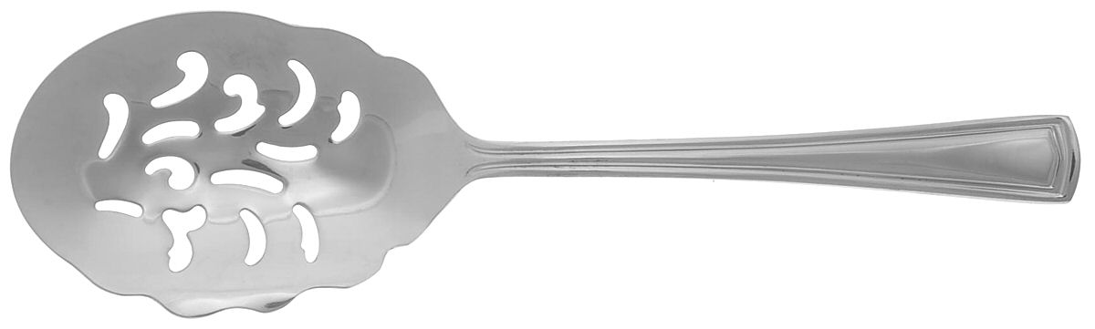Walden (Stainless) Solid Macaroni Server by Reed & Barton-1