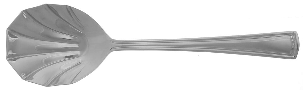 Walden (Stainless) Solid Shell Casserole Spoon by Reed & Barton-1