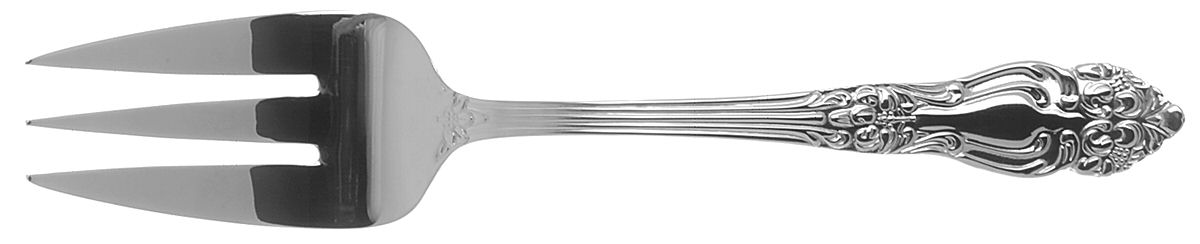 Haversham (Stainless) Medium Solid Cold Meat Serving Fork by Reed & Barton-1
