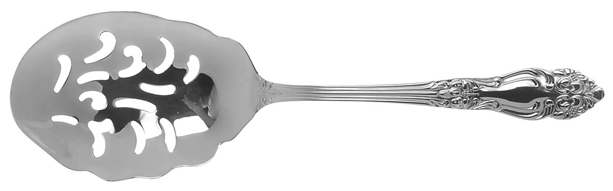 Haversham (Stainless) Solid Macaroni Server by Reed & Barton-1