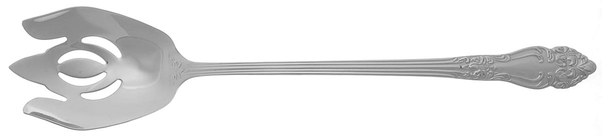 Haversham (Stainless) Large Solid Serving Fork by Reed & Barton-1