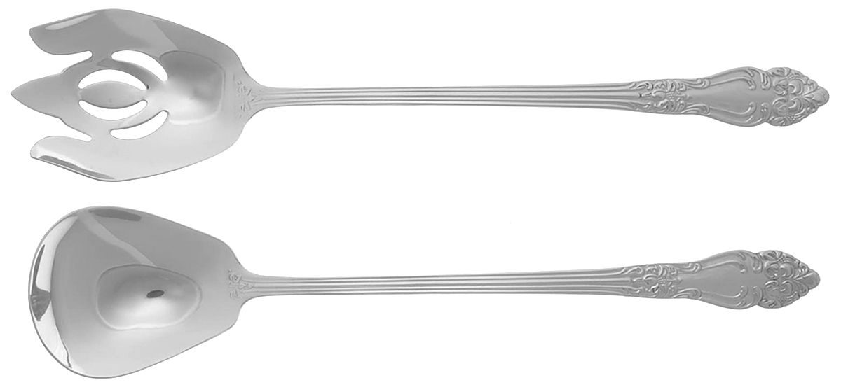 Haversham (Stainless) Large Solid Serving Set by Reed & Barton-1