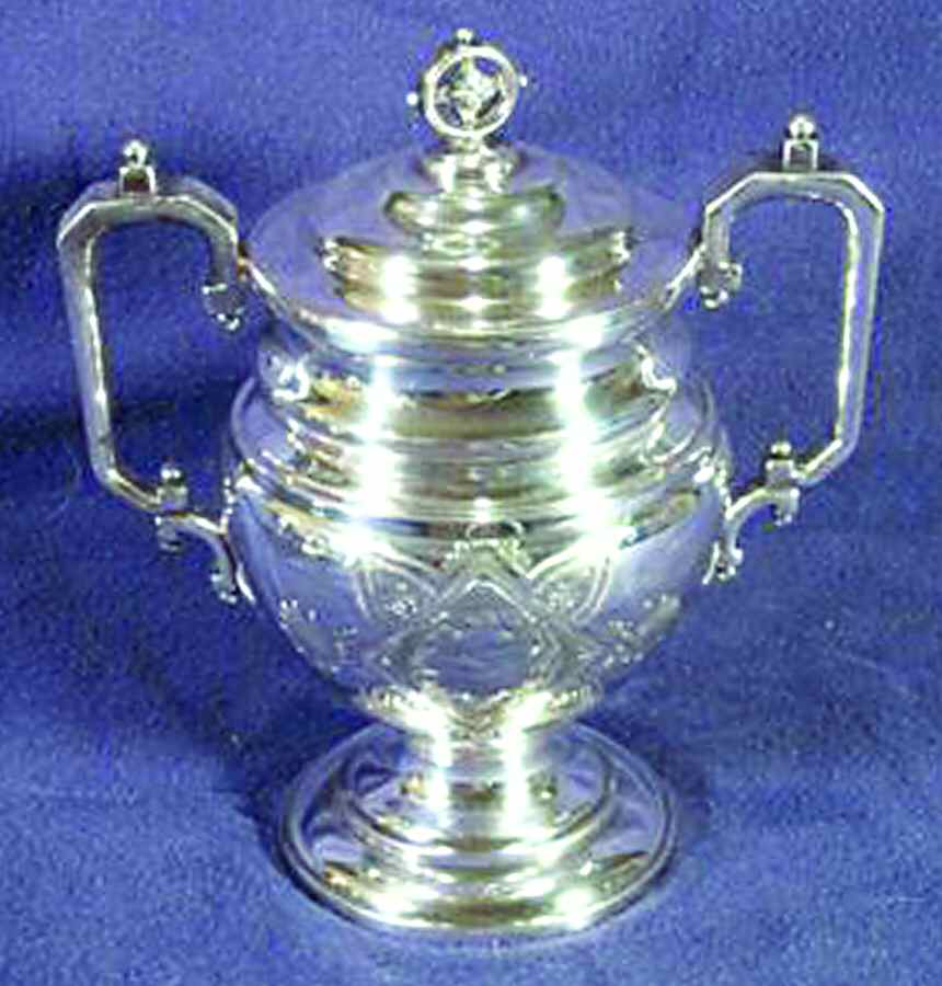 2125 (Silverplate, Hollowware) Sugar Bowl & Lid by Reed & Barton-1
