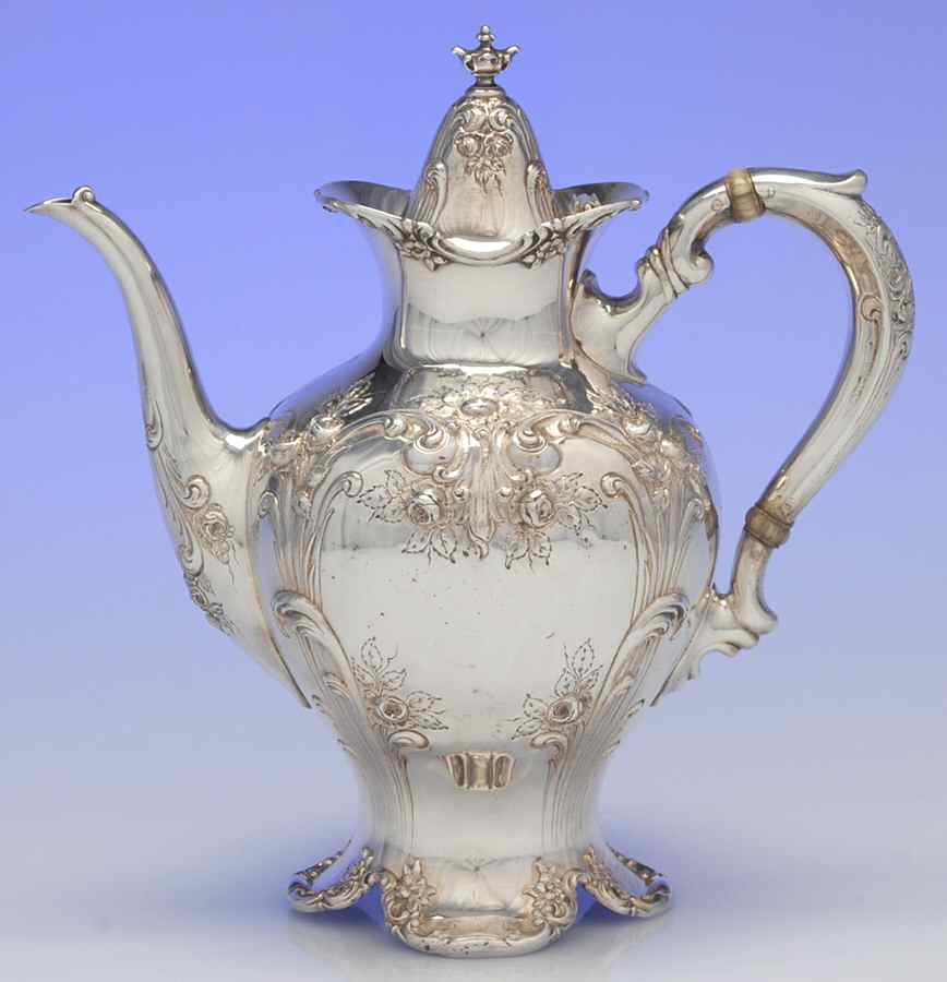 120 (Sterling, Hollowware) Teapot by Reed & Barton-1