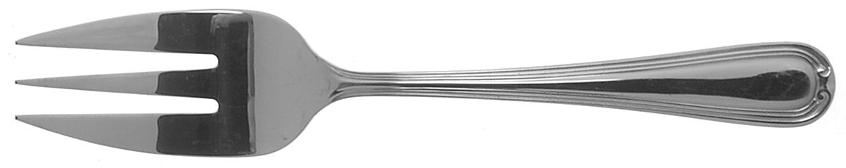 Woodbury (Stainless) Large Solid Cold Meat Serving Fork by Reed & Barton-1
