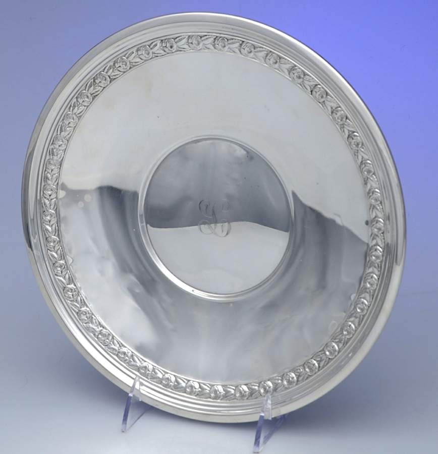 1204 (Silverplate, Hollowware) 10" Sandwich Plate by Reed & Barton-1