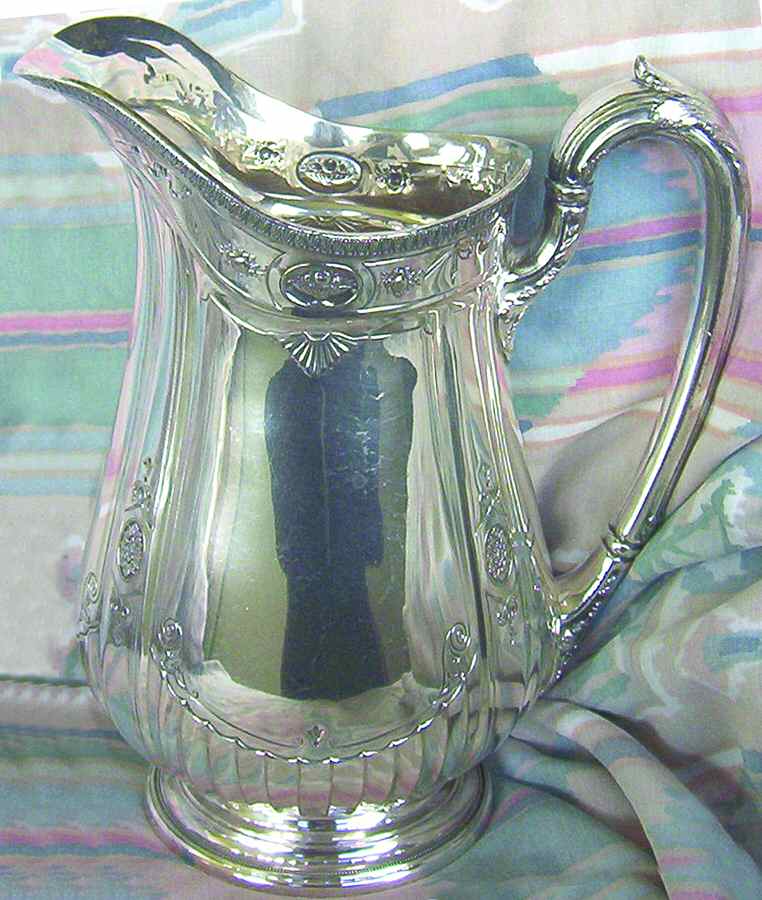 Sir Galahad (Silverplate, Hollowware) Silverplate Water Pitcher by Reed & Barton-1