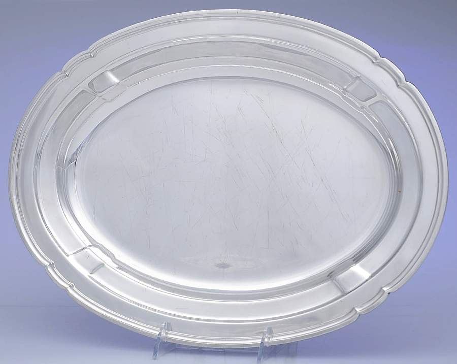 Sir Lancelot (Silverplate, Hollowware) 16" Oval Serving Platter by Reed & Barton-1