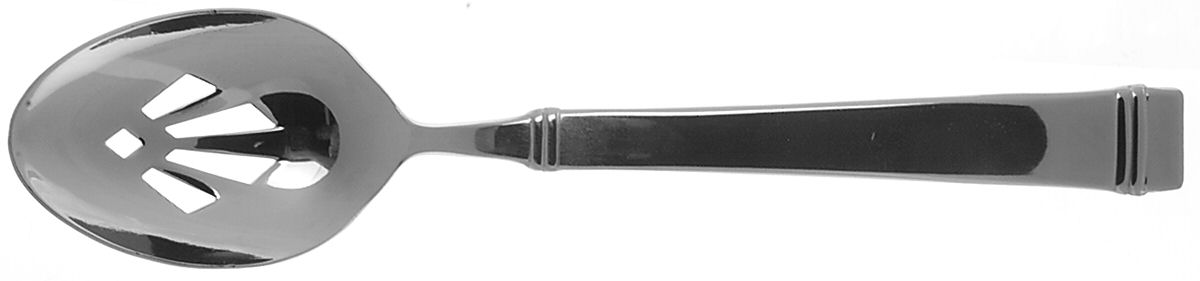 Brewster (Stainless) Pierced Tablespoon (Serving Spoon) by Reed & Barton-1