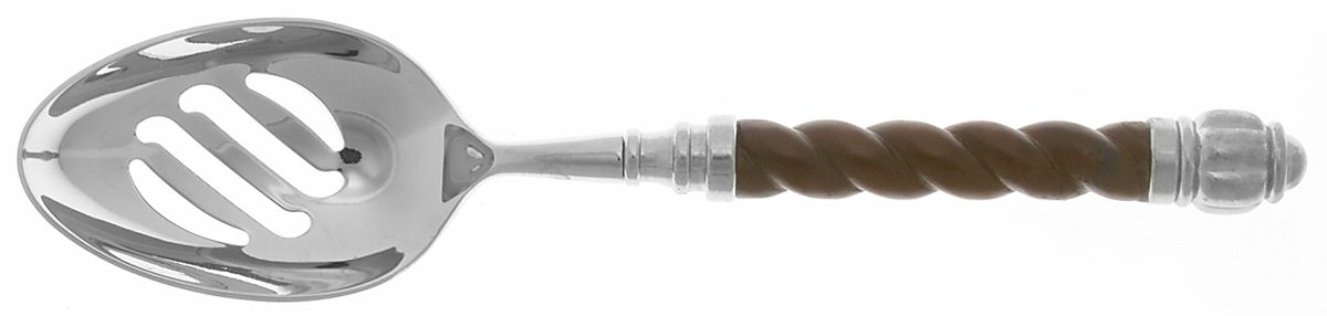 Bannister (Stainless) Pierced Tablespoon (Serving Spoon) by Reed & Barton-1