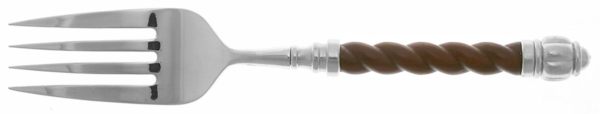 Bannister (Stainless) Large Solid Cold Meat Serving Fork by Reed & Barton-1