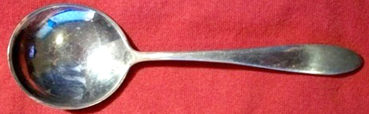 RDS140 (Silverplate) Round Bowl Soup Spoon (Cream Soup) by Reed & Barton-1
