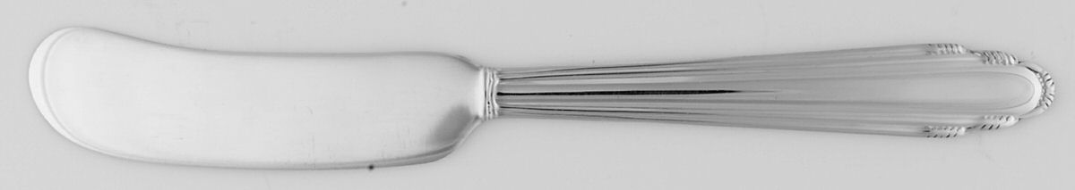 Contempora (Sterling) Flat Handle Butter Spreader by Reed & Barton-1