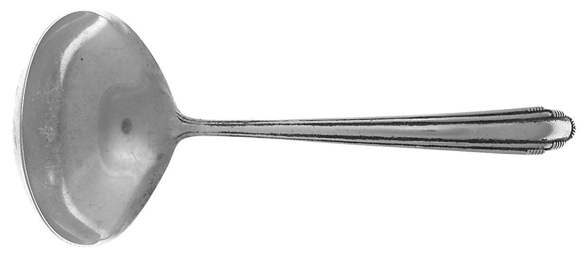 Contempora (Sterling) Solid Gravy Ladle by Reed & Barton-1