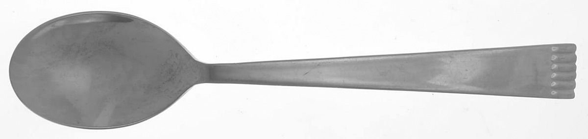 Cobble (Stainless) Place/Oval Soup Spoon by Retroneu-1
