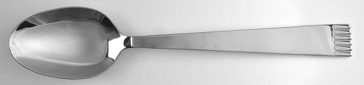 Cobble (Stainless) Solid Serving Spoon by Retroneu-1