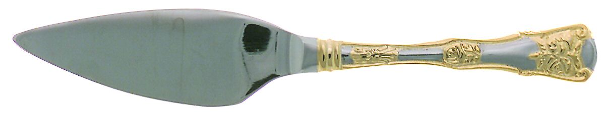 Old Country Roses (Stnls, Gold Acct) Solid Serving Cheese Knife by Royal Albert-1