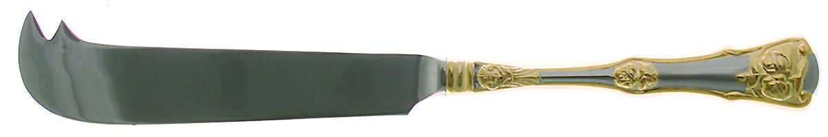 Old Country Roses (Stnls, Gold Acct) Solid Cheese Serving Pick by Royal Albert-1