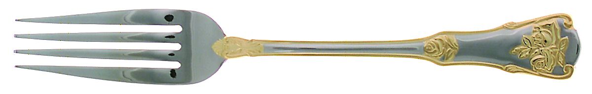 Old Country Roses (Stnls, Gold Acct) Fork by Royal Albert-1