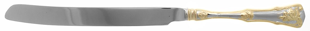 Old Country Roses (Stnls, Gold Acct) Wedding Cake Knife with Stainless Blade by Royal Albert-1