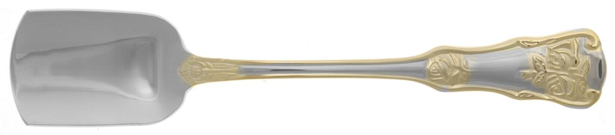 Old Country Roses (Stnls, Gold Acct) Ice Cream Spoon Individual by Royal Albert-1