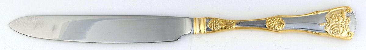 Old Country Roses (Stnls, Gold Acct) New French Solid Knife by Royal Albert-1