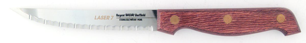 Laser (Stainless) Individual Steak Knife Hollow Handle by Regent Sheffield-1