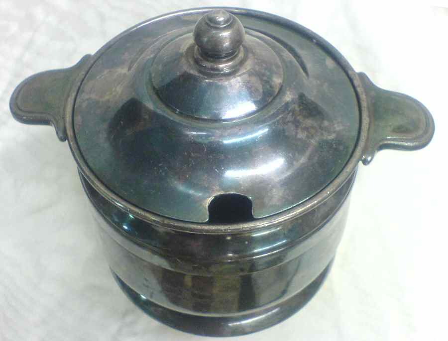 2800 (Silverplate, Hollowware) Jam Jar & Lid by Reed & Barton-1