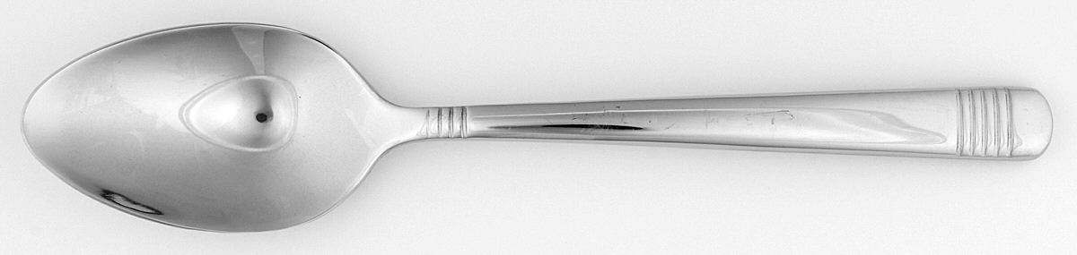 Equation (Stainless) Place/Oval Soup Spoon by Retroneu-1