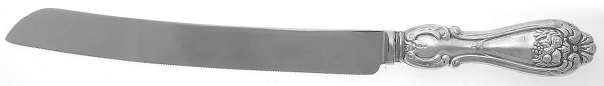 RAM4 (Sterling) Wedding Cake Knife with Stainless Blade by Raimond-1