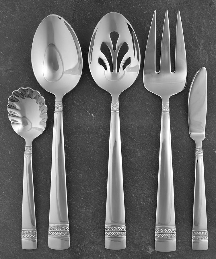 Evergreen (Stainless) 5 Piece Hostess Set by Reed & Barton-1