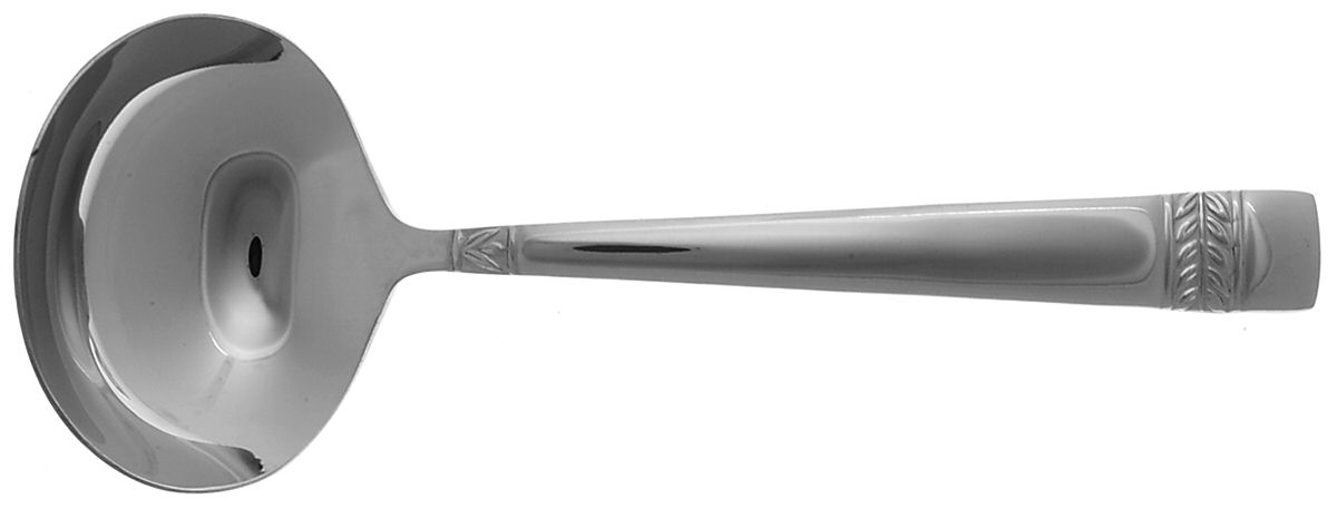 Evergreen (Stainless) Solid Gravy Ladle by Reed & Barton-1